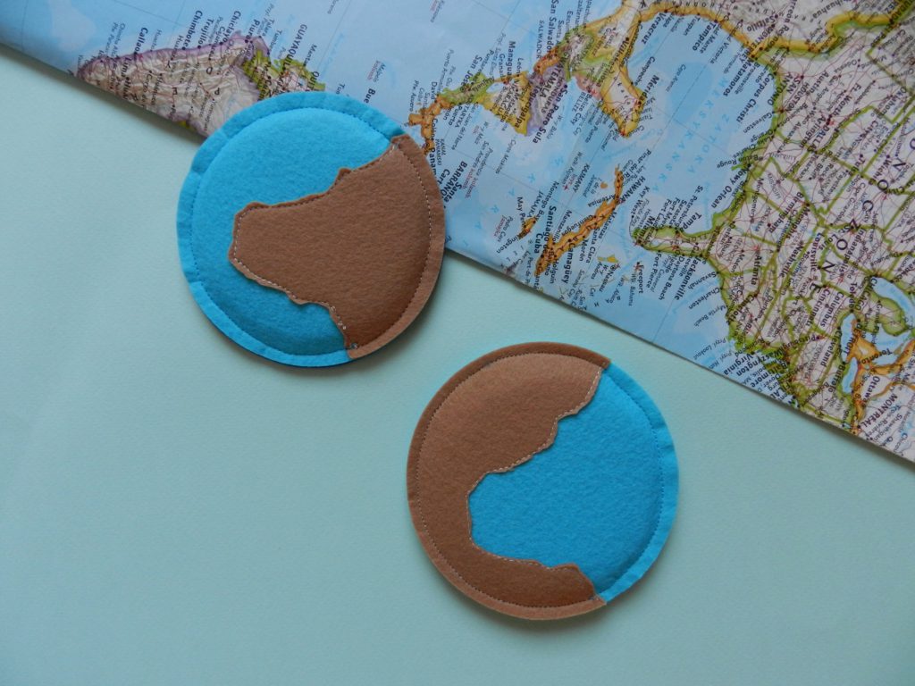 Montessori geography materials, landforms